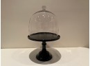 Black Ceramic And Glass High Cake Dome (1 Of 2)