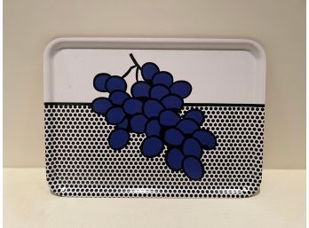 Decorative Blue Wood Tray Lichtenstein At Barneys NY