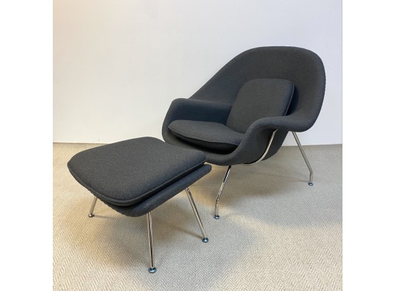 Grey Womb Chair
