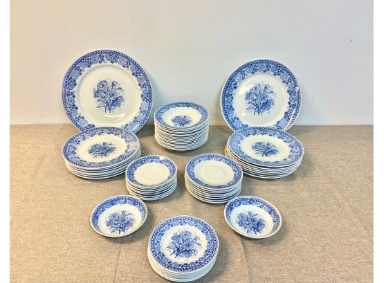 Blue And White China Dishes And Plates