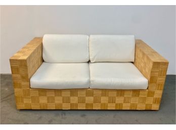 Point Modern Bamboo Love Seat