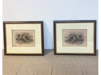 Two Framed Dog Prints