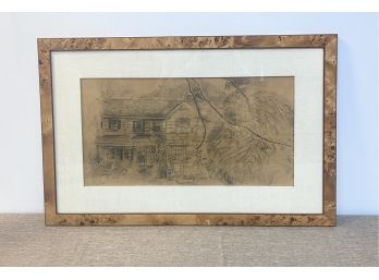Framed House Drawing