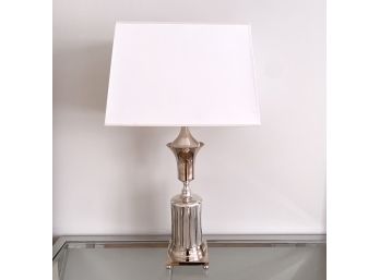 Silver-plated Tall Lamp
