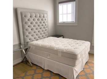 Beautiful Full Size Upholstered Bed With Mattress (1 Of 2)