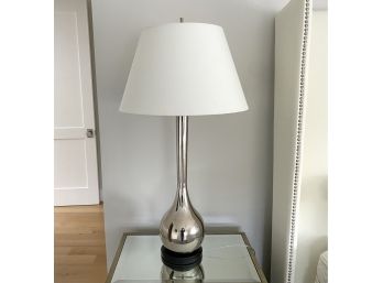 Bradburn Gallery Mirrored Tall Silver Lamp