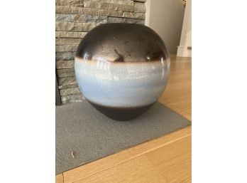 Large Ceramic Metallic Vase