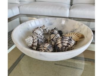 Gorgeous Marble Bowl With Shell Collection