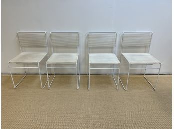 Set Of 4 Vintage Spaghetti Chairs