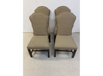 Set Of 4 Salisbury & Manus Upholstered Chairs