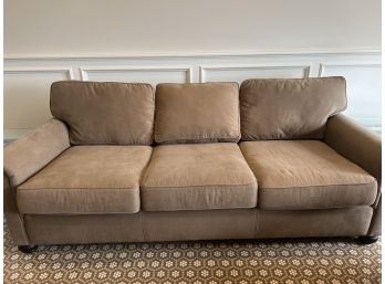 Restoration Hardware Brown Sofa