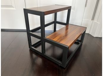 Hunt Brothers Metal And Wood Step Stool