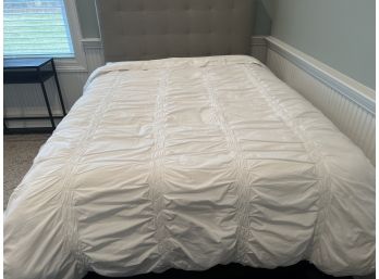 West Elm White Comforter And Duvet 100 Cotton