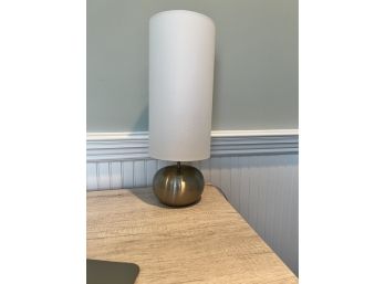 Crate & Barrel Silver Lamp