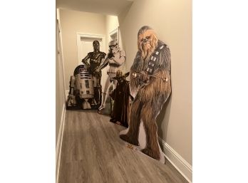 4 Lifesize Star Wars Poster Boards