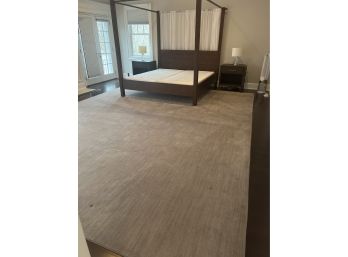 Large Grey Taupe Area Rug 13 X 17'