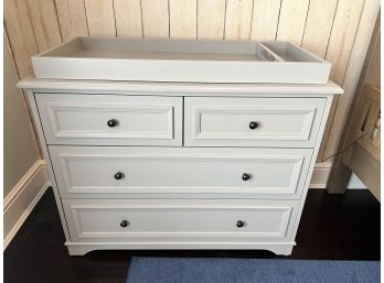 Pottery Barn Nursery Dresser With Topper Changing Table