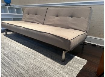 Dublexo Deluxe Sofa, Metal Base By Innovation Living Grey Sofa Futon