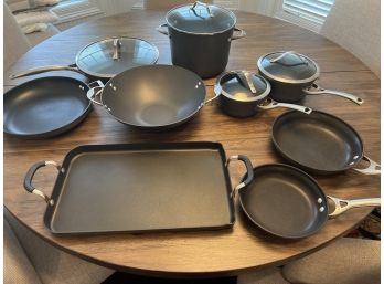 Set Of  10 Calphalon Pots And Pans