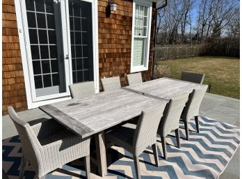 Kingsley Bate Outdoor Chairs With Hildreths Outdoor Table