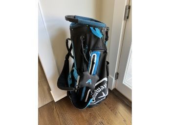 Blue And Black Callaway Chev Golf Bag