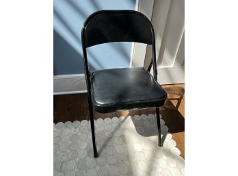 Set Of 6 Samsonite Black Folding Chairs