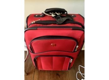 Swissgear Red And Black Suitcase