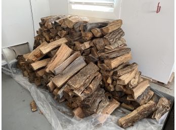 Large Pile Of Seasoned Firewood