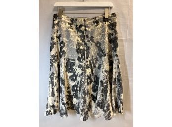 Iisli Leather And Lace Skirt