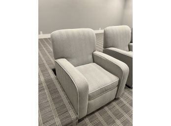 LeatherCraft Upholstered Grey Recliner  (1 0f 4 Selling Individually)