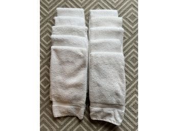 Set Of 10 White Hand Towels