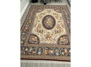 Needlepoint Floral Rug