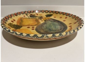 Very Large Hand Painted Platter/Bowl