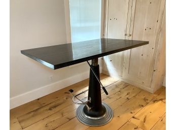 1940s Vintage Nike Industrial Drafting Table Adjustable With Modern Top Made In Sweden