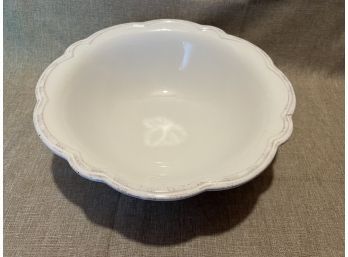 Sur La Table White Ceramic Serving Bowl