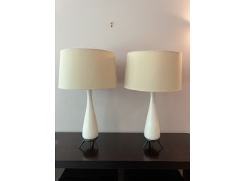 Pair Of Vintage Mid-Century Lamps