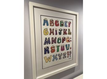 Ed Heck 'ABC' Print Signed & Numbered