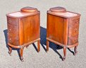 Pair Of Vintage Art Nouveau Nightstands - Unique Design