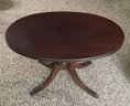 Imperial Furniture Duncan Phyfe Oval Coffee Table
