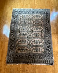 Wool Area Rug - 49.5' X 70' (4ft 1in X 5ft 10in)