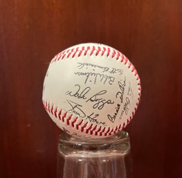 Circa 1994 New York Yankees Facsimile Signed Baseball