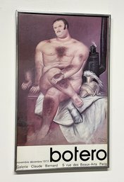 1972 Fernando Botero Exibition Poster