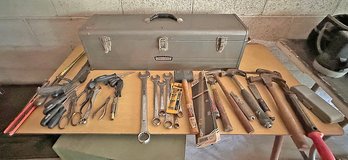 Vintage Craftsman Tool Box With Tools