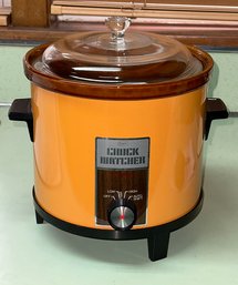 Vintage 1970's Sears Crock Watcher 6Qt Slow Cooker - Looks Never Used