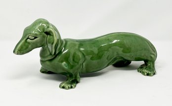 Vintage 1960's Ceramic Dachshund Dog
