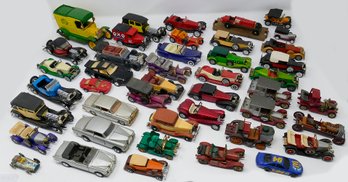 Lot Of 40 Diecast Cars - Matchbox, Polistill, Rio, Hot Wheels, Etc