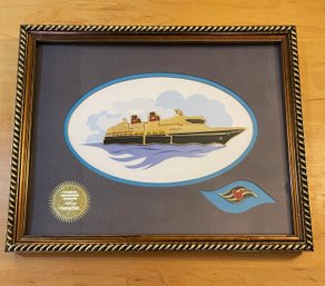 Disney Cruise Lines Framed Wall Plaque - Metal Pin Set