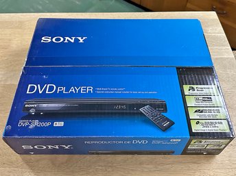 Sony DVP-SR200P CD/DVD Player - Never Used In Box