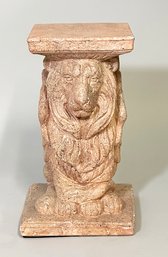Winged Lion Sculpture Console Base / Pedestal