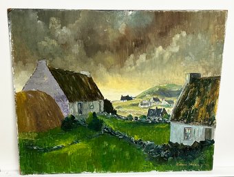 John Healy Original Oil On Board Landscape Painting (1970)
